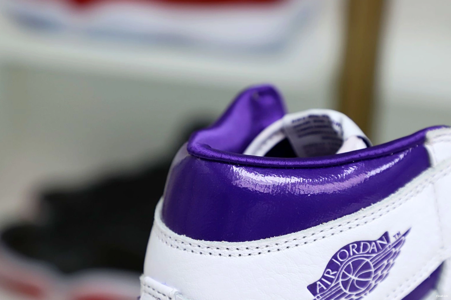 Purple Air Jordan OG Court 1 High 1113